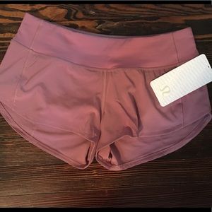 NWT Light Pink Speed Up Shorts 2.5